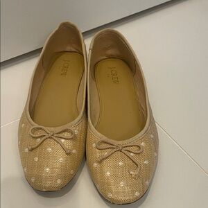 J. Crew Flats with White Dots